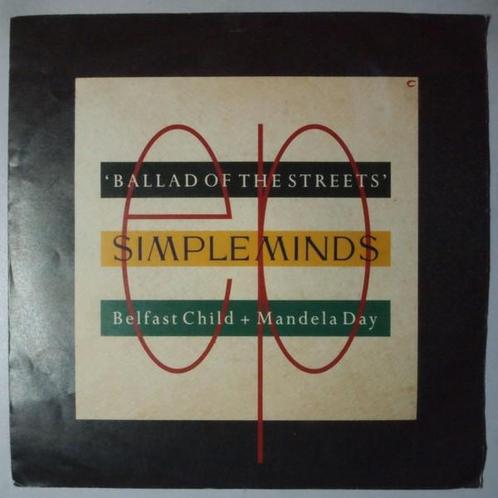 Simple Minds - Ballad of the streets / Belfast child /..., CD & DVD, Vinyles Singles, Single, Pop
