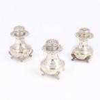 Peper- en Zoutvaatjes - Strooier (3) - .925 zilver