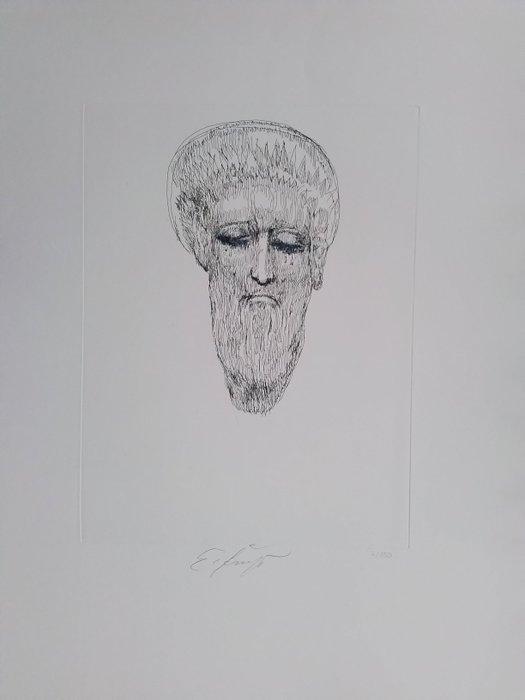 Ernst Fuchs (1930-2015) - Der König der Könige, Antiquités & Art, Antiquités | Autres Antiquités