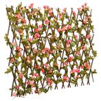 vidaXL Treillis de lierre artificiel extensible rose, Jardin & Terrasse, Neuf, Verzenden