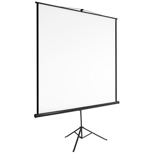 tectake Projectiescherm met statief - 152 x 152 cm, Audio, Tv en Foto, Televisiebeugels, Verzenden