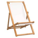 Terras Deal! Ligstoel Teakhout -40% - Ideaal Balkon/Terras!, Verzenden, Nieuw, Teakhout