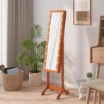 vidaXL Spiegel vrijstaand met LEDs 34x37x146 cm, Huis en Inrichting, Verzenden, Nieuw