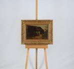 Geo Poggenbeek (1853-1903) - Boer en boerderij, Antiek en Kunst, Kunst | Schilderijen | Klassiek