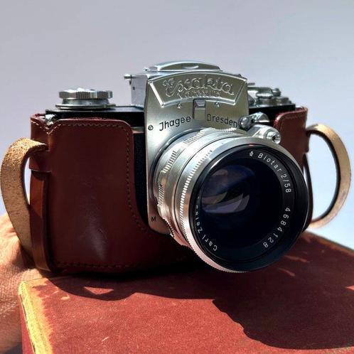 Exakta, Ihagee Varex IIa (April 1958) + Carl Zeiss Jena, Audio, Tv en Foto, Fotocamera's Analoog