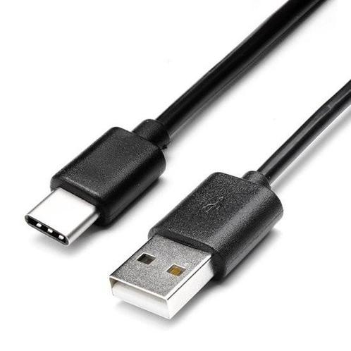 2 meter Type C USB kabel voor de Samsung S8 - Zwart, Télécoms, Téléphonie mobile | Chargeurs pour téléphone, Envoi