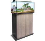 Aquatank 82x40x40cm aquarium + meubel silver oak, Dieren en Toebehoren, Vissen | Aquaria en Toebehoren, Nieuw, Ophalen of Verzenden