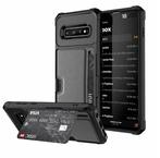 DrPhone Galaxy S10+ Plus TPU Kaarthouder Armor Case  met, Verzenden