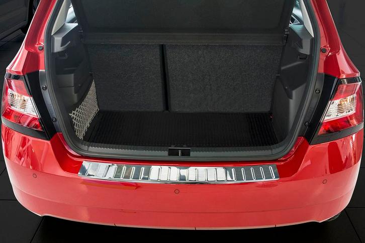 Achterbumperbeschermer | Skoda Fabia III 2014- | RVS, Auto diversen, Auto-accessoires, Nieuw, Verzenden