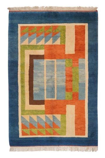 Vloerkleed - 198 cm - 135 cm - Vintage Turks Konya-tapijt, Huis en Inrichting, Nieuw