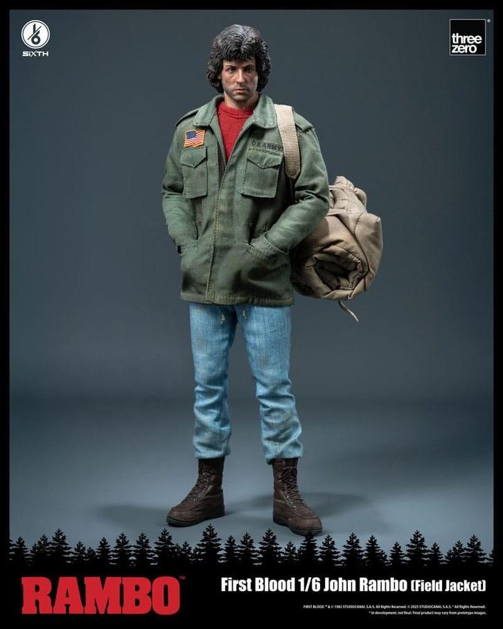 Rambo: First Blood Action Figure 1/6 John Rambo (Field Jacke, Verzamelen, Film en Tv, Ophalen of Verzenden