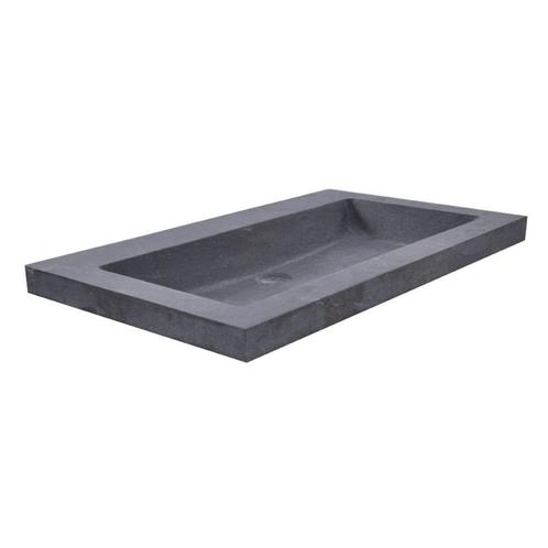Wastafel Hardsteen Wiesbaden 80x46x5 cm (1 kraangat), Doe-het-zelf en Bouw, Sanitair, Overige typen, Nieuw, Ophalen of Verzenden