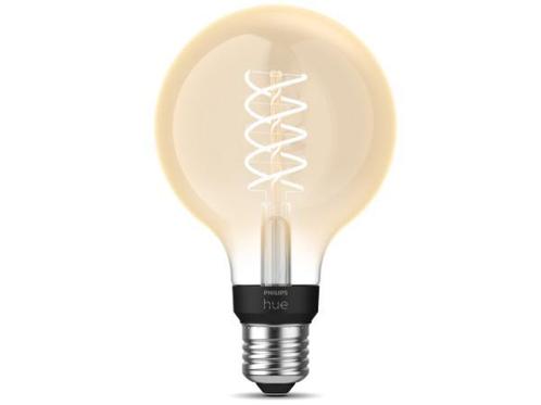 Veiling - Philips Hue gloeilamp G93 - warm wit licht, Huis en Inrichting, Lampen | Losse lampen, Gebruikt