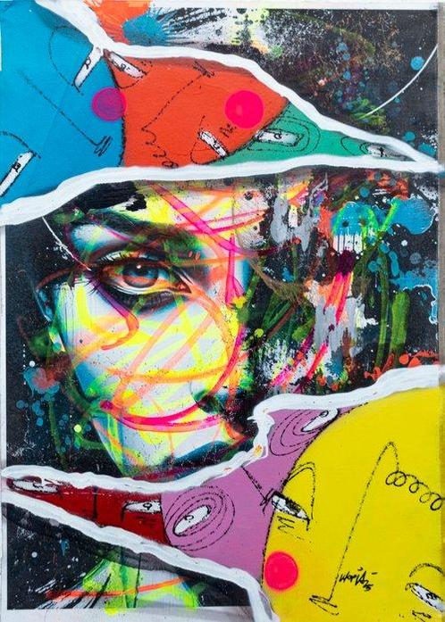 UTOPIA XX - Bubbles mix A0.8, Antiek en Kunst, Kunst | Schilderijen | Modern