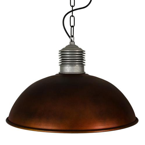 Industriële lampen Hanglamp Industrieel II Copper Look, Maison & Meubles, Lampes | Suspensions, Envoi