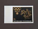 Rwanda 1971 - Zeldzame Foutdruk n° 429 in ongetande reeks, Postzegels en Munten, Gestempeld