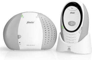 Alecto DBX-85GS - Full Eco DECT Babyfoon - Wit/Grijs, Verzenden