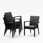 Stoelen | Polyrotan/Aluminium | Anthracite | In-/Outdoor |, Zakelijke goederen, Verzenden, Nieuw in verpakking