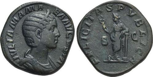 222-235 n Chr Rom Julia Mamaea, Mutter des Severus Alexan..., Postzegels en Munten, Munten en Bankbiljetten | Verzamelingen, Verzenden