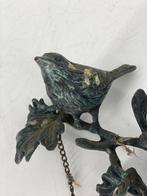 Cloche décorative - Belgique - Sonnette murale avec oiseau, Antiek en Kunst