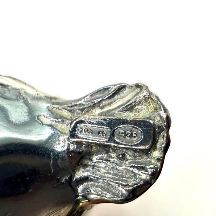 Figurine - Grote Zilveren kraanvogel - Argent 925, Antiek en Kunst, Antiek | Zilver en Goud