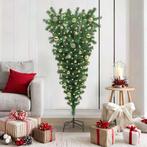 vidaXL Ondersteboven Kunst Kerstboom met Ballen Set Groen, Diversen, Kerst, Verzenden, Nieuw
