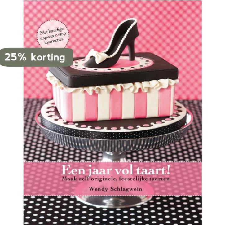 Een jaar vol taart! 9789089893550 Wendy Schlagwein, Boeken, Kookboeken, Zo goed als nieuw, Verzenden