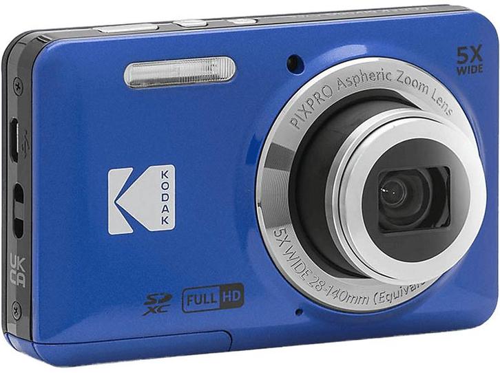 Kodak -  Compact Camera Pixpro Fz55 Blauw, Audio, Tv en Foto, Fotocamera's Digitaal, Nieuw, Kodak, Compact, Verzenden