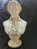 Hoofd van een figuur - Mozart - 4 kg - Marmer, Antiek en Kunst