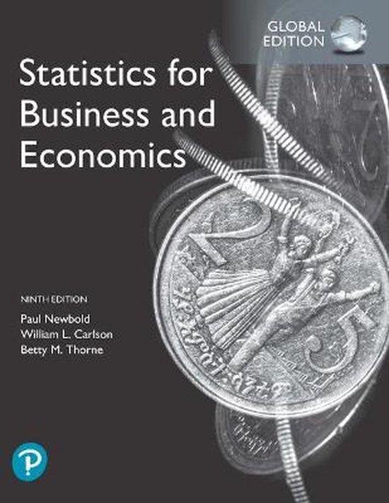 Statistics for Business and Economics, Global Edition, Boeken, Taal | Engels, Zo goed als nieuw, Verzenden