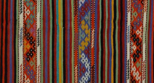 Denizli - Kelim - 301 cm - 160 cm - Handgeknoopte Kilim, Huis en Inrichting, Stoffering | Tapijten en Vloerkleden