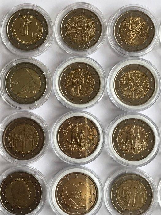 Europa. 2 Euro 2009/2024 (20 monnaies) (Zonder minimumprijs), Timbres & Monnaies, Monnaies | Europe | Monnaies euro