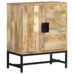 vidaXL Dressoir 60x35x75 cm massief mangohout, Verzenden, Nieuw