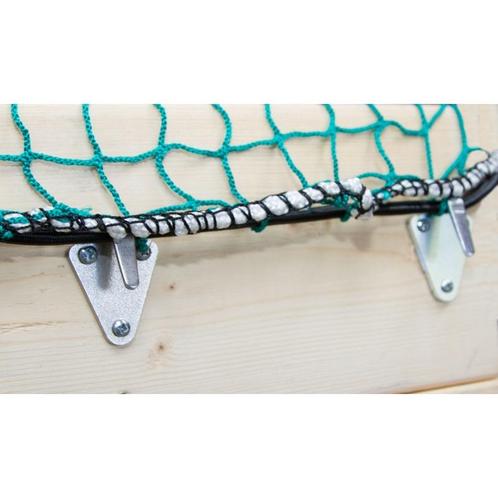 Hakenplaat driegats, verzinkt 50x40mm, 2 per pak - kerbl, Zakelijke goederen, Landbouw | Werktuigen