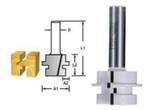 Veiling - 7x Makita contraprofielfrees D-50223 HM/CT Ø12mm, Nieuw