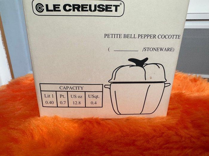 Le Creuset - Braadpan - Keramiek - Mini cocotte paprika, Antiek en Kunst, Antiek | Keukengerei
