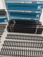 Märklin H0 - 2200/2221 - Modeltreinsporen (40) - Rechte en, Hobby en Vrije tijd, Modeltreinen | H0, Nieuw