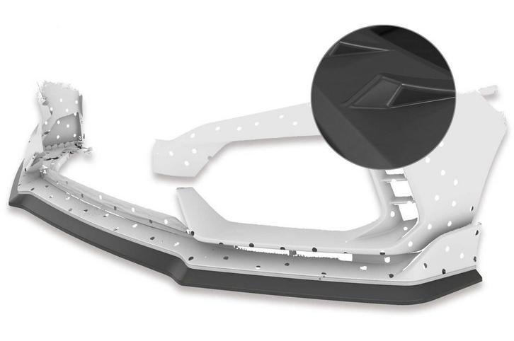 Cupspoiler voor Honda Civic FK8 Type R CSL440-L, Auto-onderdelen, Carrosserie, Nieuw, Verzenden