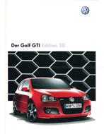 2008 VOLKSWAGEN GOLF GTI EDITIE 30 BROCHURE DUITS, Boeken, Nieuw