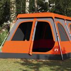 vidaXL Koepeltent 10-persoons snelontgrendeling grijs en, Caravans en Kamperen, Verzenden, Nieuw