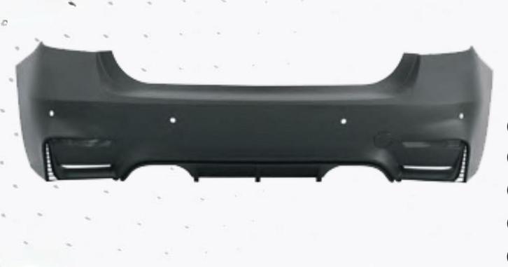 BMW F30 12–18 M3-stijl achterbumper + PDC + dubbele uitlaat, Auto-onderdelen, Carrosserie, Achter, Bumper, Nieuw, BMW