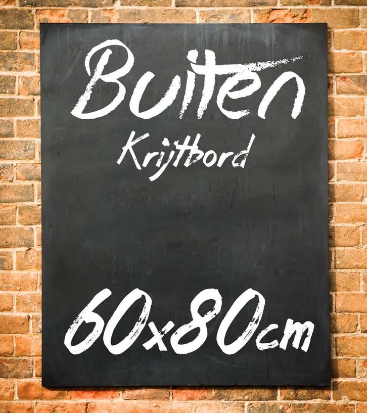 Krijtbord Buiten 60x80 cm Horizontaal, Huis en Inrichting, Woonaccessoires | Lijsten, Verzenden