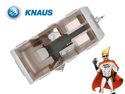 Caravane Knaus Sport 500 EU (2024), Caravanes & Camping, Caravanes, 1250 - 1500 kg, 7 à 8 mètres, jusqu'à 4, Knaus, Enlèvement