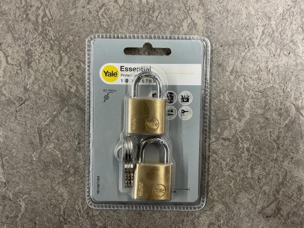 Veiling - 8x Yale - YE1/30/115/2 - 2-pack hangslot 30 mm, Diensten en Vakmensen, Reparatie en Onderhoud | Sloten