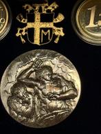 Vaticaan. Proof Set 2002 (incl. Silver medal), Postzegels en Munten