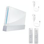 Nintendo Wii Wit + 2 Controllers (2 Player Bundel), Ophalen of Verzenden