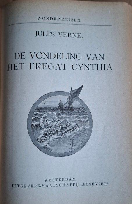 Jules Verne - Wonderreizen van Jules Verne - blauwe bandjes, Antiek en Kunst, Antiek | Boeken en Manuscripten