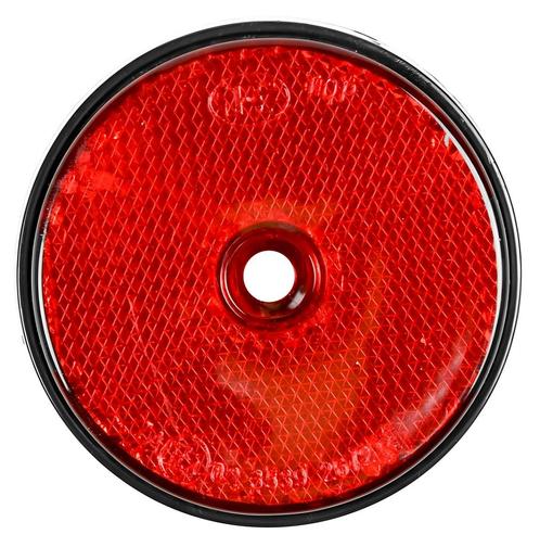 Ronde reflector (rood, 6 cm diameter, 1 cm dikte, met schro, Doe-het-zelf en Bouw, Gereedschap | Overige machines, Nieuw, Verzenden