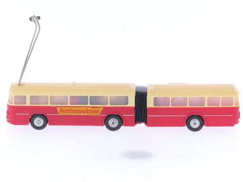 Schaal H0 Eheim 6104 (Brawa) gelede bus crème-rood #5886, Hobby & Loisirs créatifs, Trains miniatures | HO, Enlèvement ou Envoi