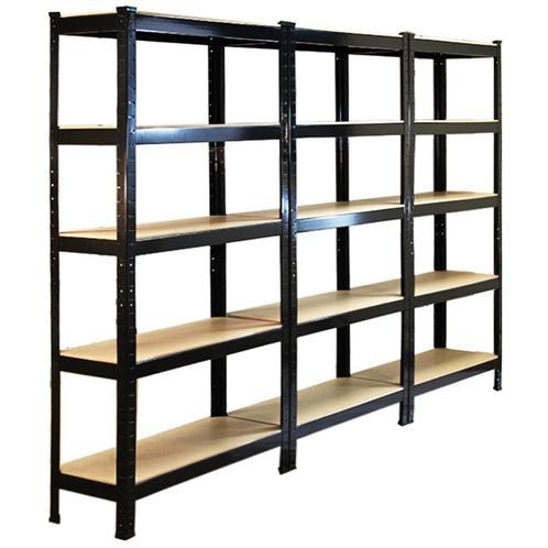 3 x T-Rax Stellingkast - 75x30x150 cm - Zwart, Zakelijke goederen, Kantoor en Winkelinrichting | Magazijn, Stelling en Opslag